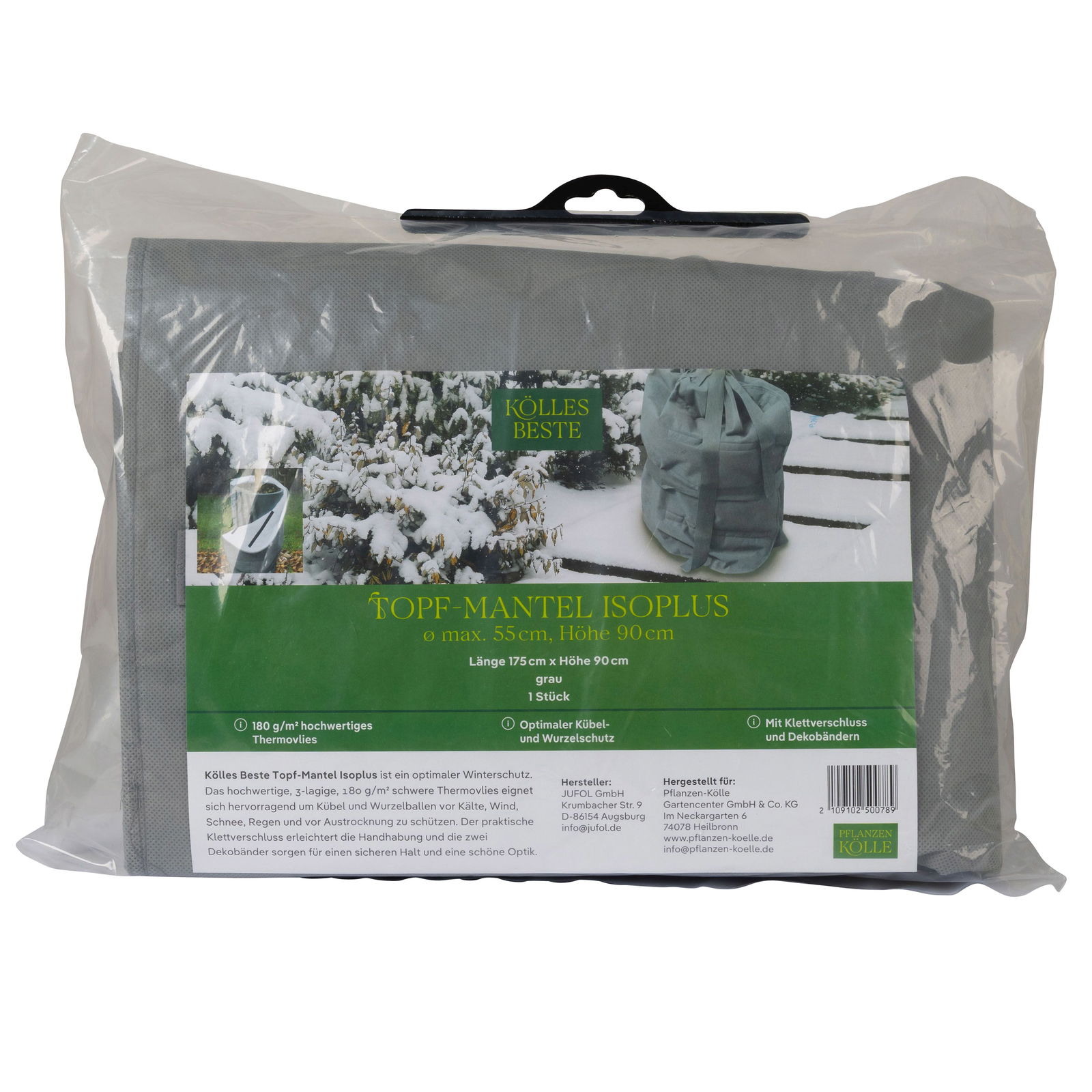 Kölles Beste Topf-Mantel 90 cm hoch, Länge 175-180 cm