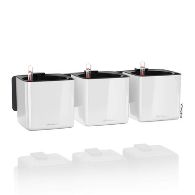 Lechuza 'Green Wall Home Kit Glossy', weiß highgloss, ca. 48 x 15 x H 14 cm Lechuza 'Green Wall Home Kit Glossy', weiß highgloss, ca. 48 x 15 x H 14 cm