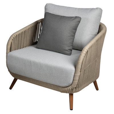 Kölle Loungesessel 'Cafune' inkl. Auflagen, grau/beige