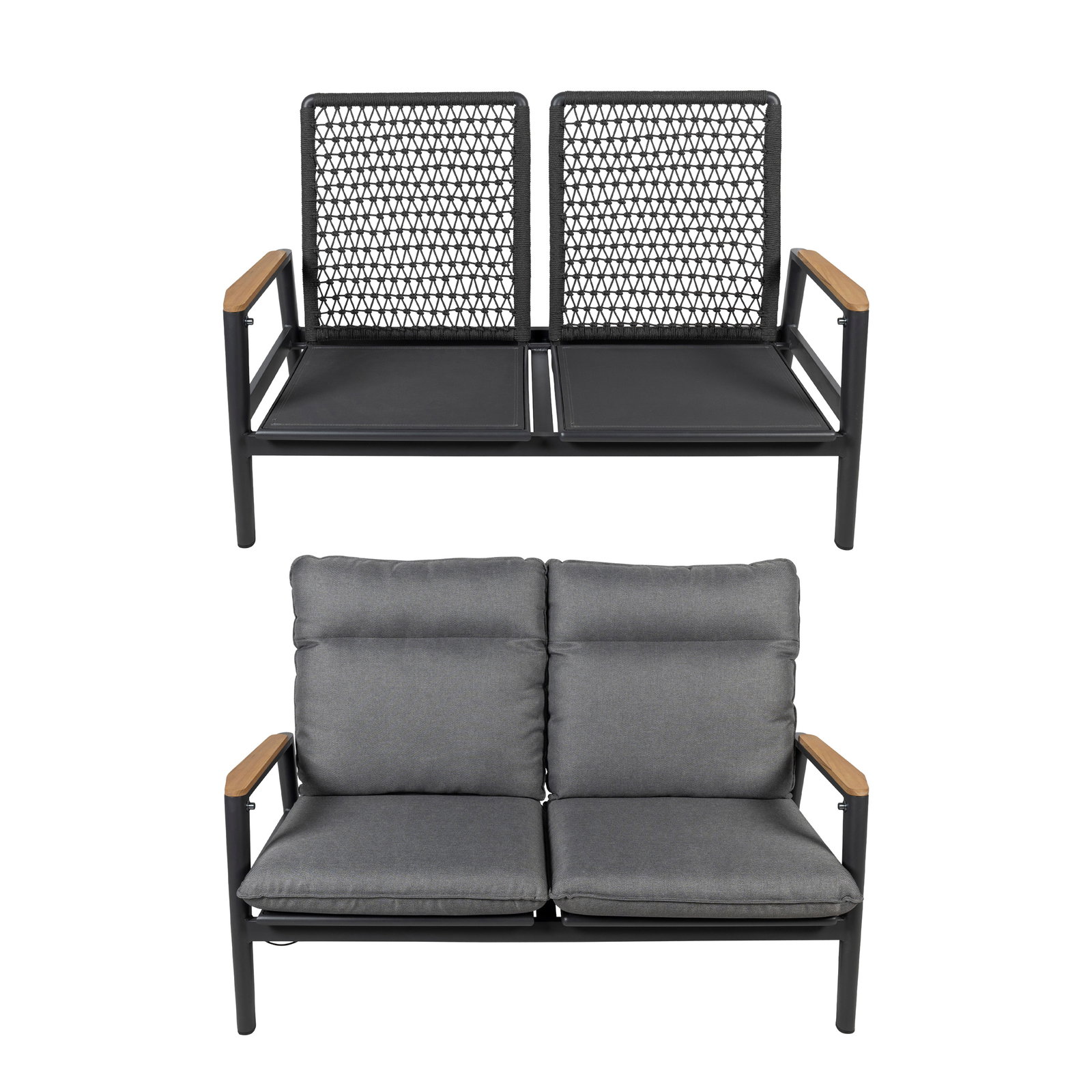 Kölle Loungebank 'Malibu', anthrazit