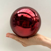 Christbaumkugel, ochsenblut, Kunststoff, Ø 14 cm