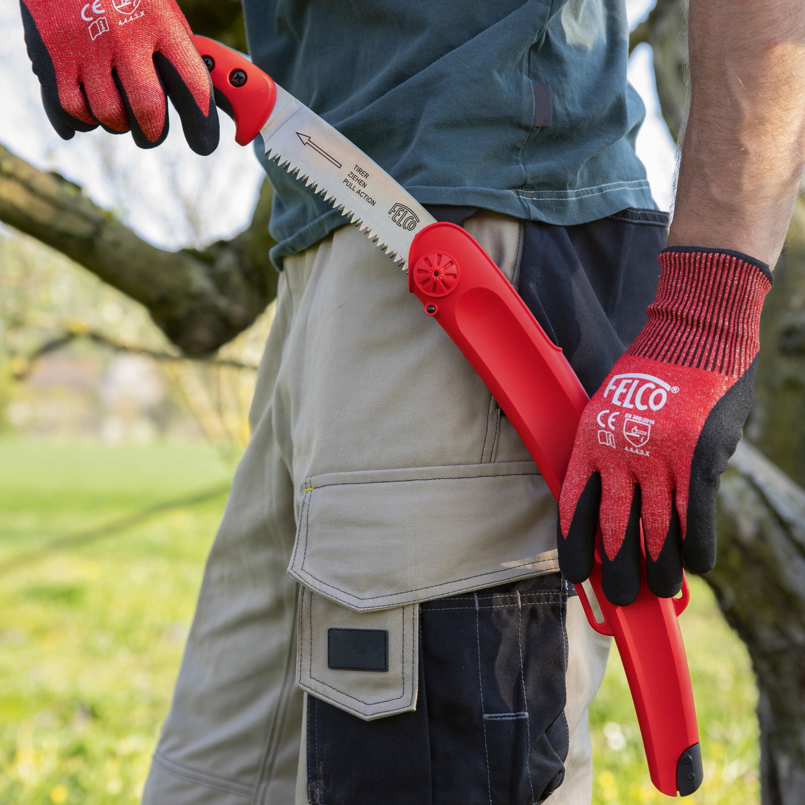 Felco Zugsäge, Sägeblatt 33 cm, gebogen Felco Zugsäge, Sägeblatt 33 cm, gebogen