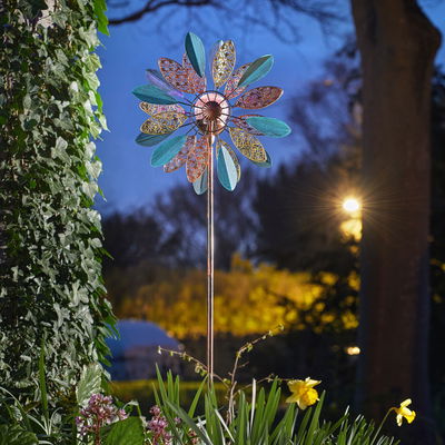 Solar-Windrad 'Mystral', bunt, Höhe ca. 103 cm