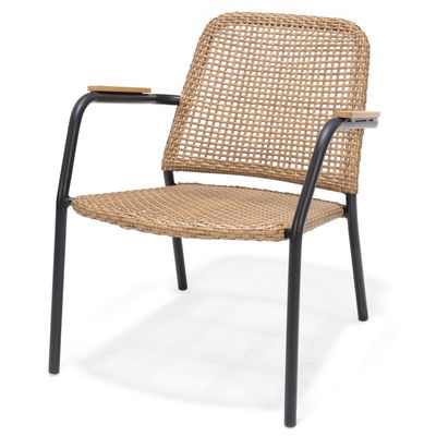 Bistro-Set 'Naga', 3-teilig, anthrazit/braun Bistro-Set 'Naga', 3-teilig, anthrazit/braun