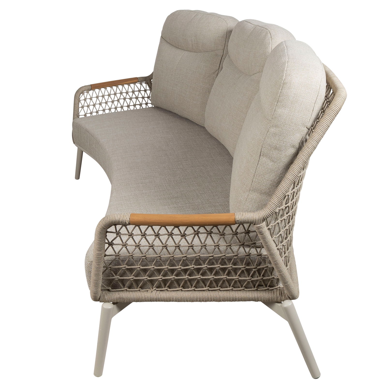 Kölle Loungebank 'Maui' inkl. Auflagen, 3-Sitzer, creme Kölle Loungebank 'Maui' inkl. Auflagen, 3-Sitzer, creme