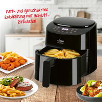 Heißluft-Fritteuse 'Cuisine Edition', schwarz, 4,5 Liter