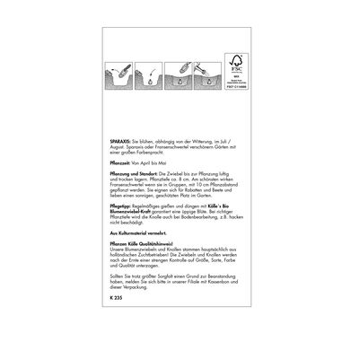 Fransenschwertel  Mischung, 10 Blumenzwiebeln