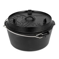 Petromax Feuertopf ft9 mit Füßen, schwarz, ca. 21 x 25 x H16 cm