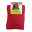 Kölle Jutesack in der Farbe Rot aus reinem Naturmaterial, 60 x 110 cm