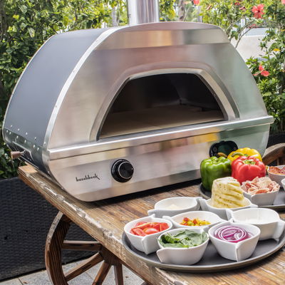 Buschbeck Pizzaofen 'X1', grau, Edelstahl, ca. 48 x 52 x H74 cm Buschbeck Pizzaofen 'X1', grau, Edelstahl, ca. 48 x 52 x H74 cm