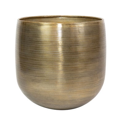 Kölle Pflanzgefäß 'Rowen', gold, ca. Ø 38 x H 35 cm