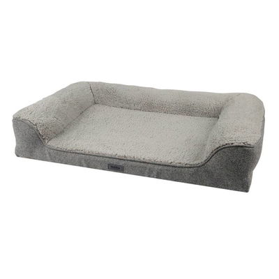 Nobby Orthopädisches Komfortsofa 'Calbu', eckig, grau, ca. 120 x 80 x 20 cm