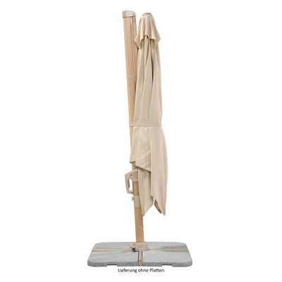 Schneider Pendelschirm 'Rhodos', natur, ca. 300 x 300 cm Schneider Pendelschirm 'Rhodos', natur, ca. 300 x 300 cm