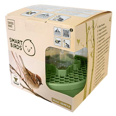 Swissinno Vogel-Futtersilo 'Geneva', hellgrün Swissinno Vogel-Futtersilo 'Geneva', hellgrün