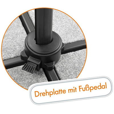 Schneider Sonnenschirm Rhodos eco Twist, Ø 300 cm