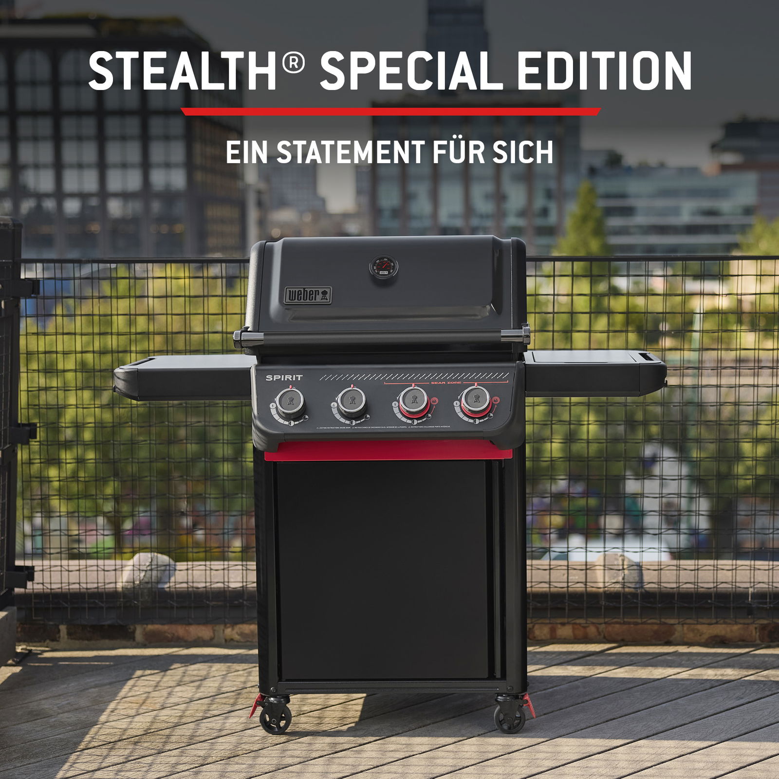 Weber Gasgrill 'Spirit E-425C Stealth', schwarz Weber Gasgrill 'Spirit E-425C Stealth', schwarz