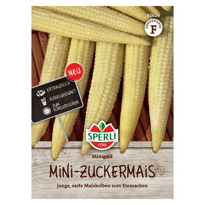 Saatgut Mini-Zuckermais 'Minigold' Saatgut Mini-Zuckermais 'Minigold'