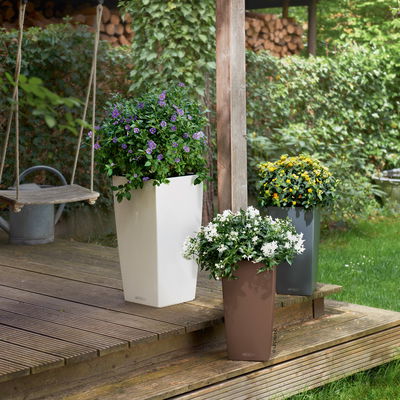 Lechuza 'Cubico Color 30', weiß, ca. 29,5 x 29,5 x H 56,5 cm Lechuza 'Cubico Color 30', weiß, ca. 29,5 x 29,5 x H 56,5 cm