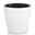 Lechuza Pflanzgefäß 'Classico LS 50', weiß, ca. 49 x 49 x H 46,5 cm
