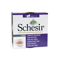 Schesir Cat Jelly, Thunfisch & Rinderfilet, 85 g