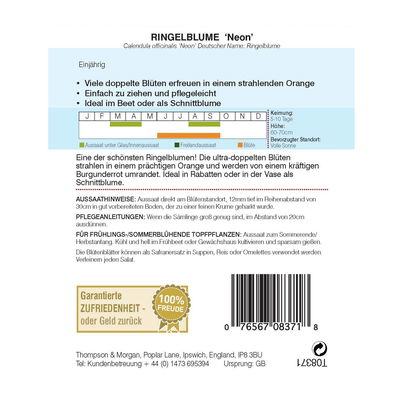 Thompson & Morgan Blumensamen Ringelblume 