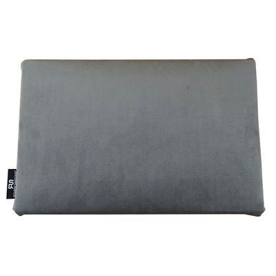 Fensterliege Samt, grau, 3 x 26 x 40 cm Fensterliege Samt, grau, 3 x 26 x 40 cm