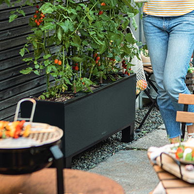 Lechuza 'Trio Stone 30', graphitschwarz, ca. 100 x 32,5 x H 34,5 cm