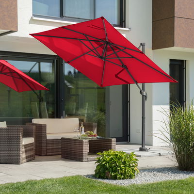 Schneider Sonnenschirm 'Rhodos Junior', rot, ca. 230 x 230 cm Schneider Sonnenschirm 'Rhodos Junior', rot, ca. 230 x 230 cm