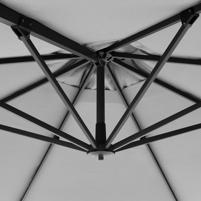 Pendelschirm 'Ravenna HFX', hellgrau, Ø 350 cm Pendelschirm 'Ravenna HFX', hellgrau, Ø 350 cm