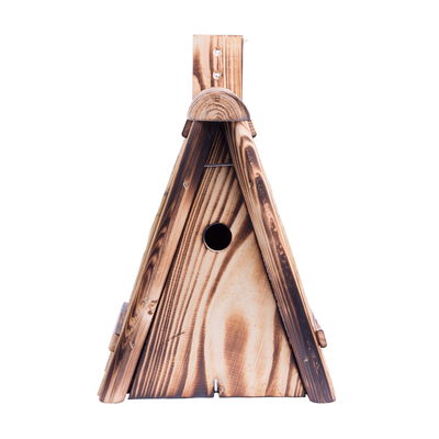 Kölle Nistkasten aus Fichtenholz mit Strohdach, zwei Einfluglöcher Kölle Nistkasten aus Fichtenholz mit Strohdach, zwei Einfluglöcher