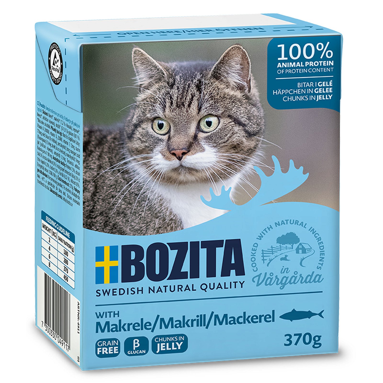 Bozita Katzenfutter, Makrele, 370 g