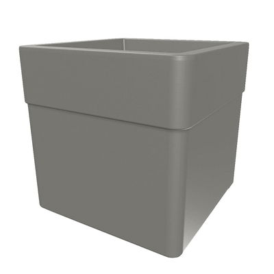 Eda Pflanzgefäß 'Carel', greige, ca. 40 x 40 x H 40 cm