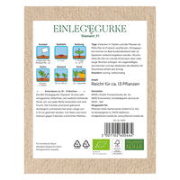 Kölle Bio Gemüsesamen, Einlegegurke 'Diamant'