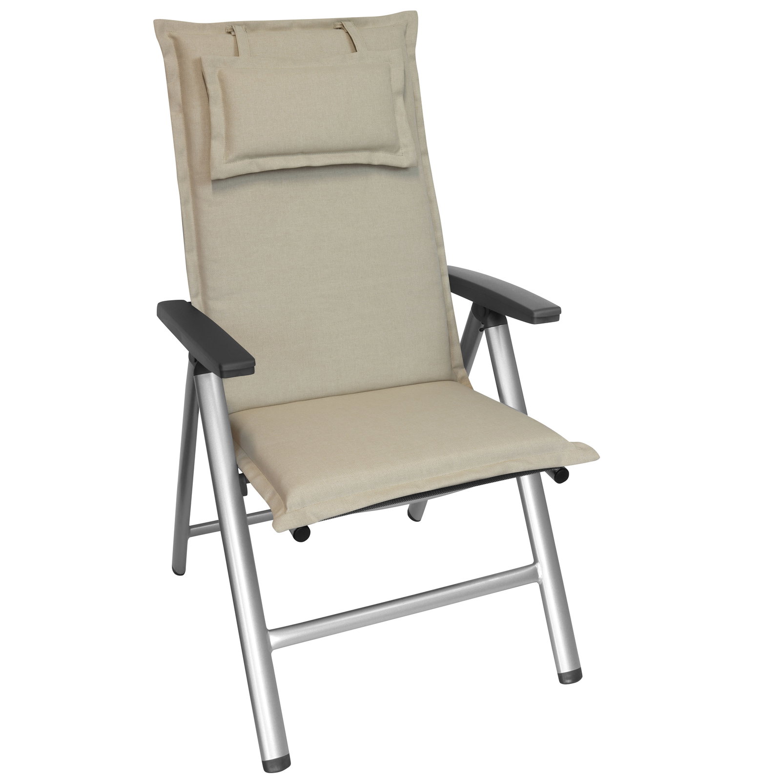 Kölle Hochlehnerauflage 'SunDance', natur, ca. 120 x 50 cm