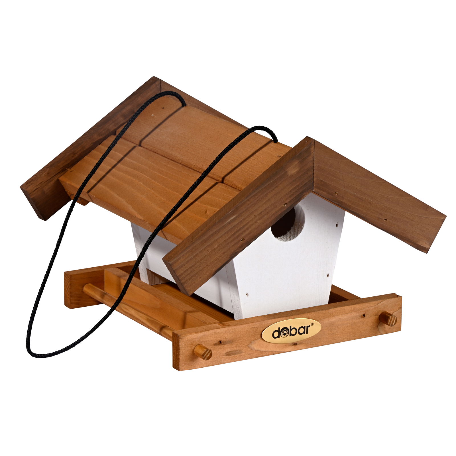 Vogelfutterhaus 'White Wood', ca. 22 x 21 x H15 cm