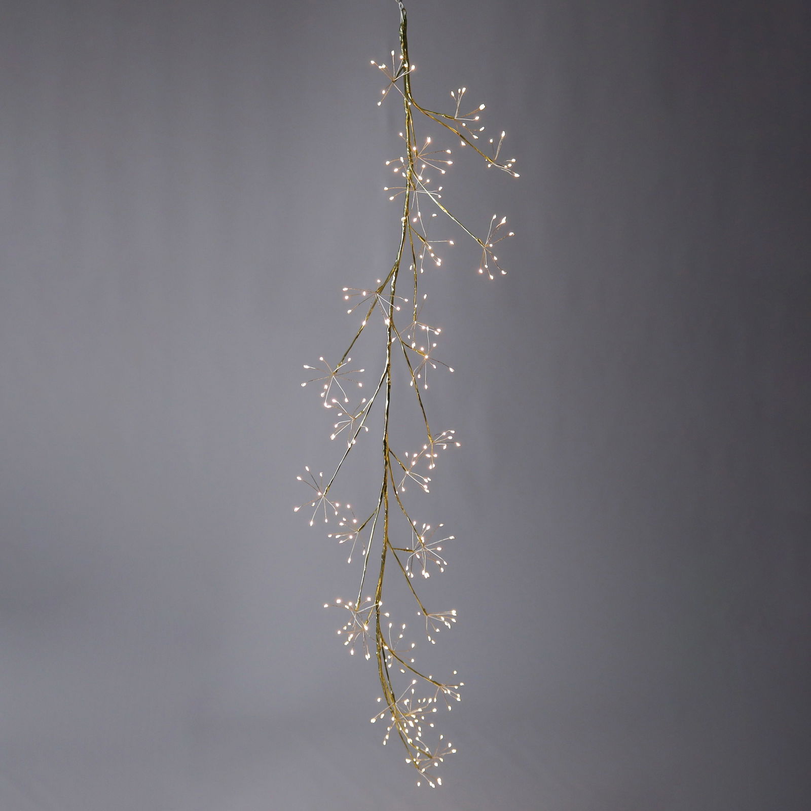 LED Cluster 'Dolde', gold, warmweiß, 280 LEDs, Länge ca. 150 cm LED Cluster 'Dolde', gold, warmweiß, 280 LEDs, Länge ca. 150 cm
