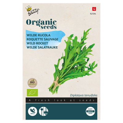 Gemüsesamen, Wilde Salatrauke, grün, 0,6 g Gemüsesamen, Wilde Salatrauke, grün, 0,6 g