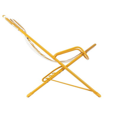 Lafuma Liegestuhl Transaswing 'Rayure', Airlon miel Lafuma Liegestuhl Transaswing 'Rayure', Airlon miel