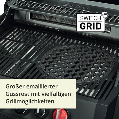 Enders Gasgrill Monroe PRO 3 SIK Turbo Shadow, inkl. Wetterschutzhülle