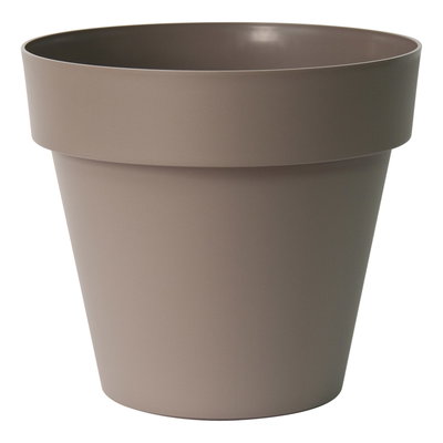Euro 3 Plast Pflanzkübel 'Mitu Pac', taupe, ca. Ø 99 x H 88 cm