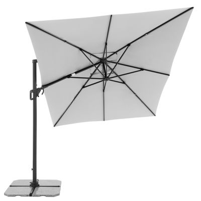 Pendelschirm 'Ravenna HFX', hellgrau, 340 x 270 cm