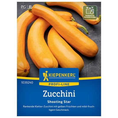 Gemüsesamen, Zucchini 'Shooting Star', gelb Gemüsesamen, Zucchini 'Shooting Star', gelb