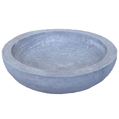 Schüssel schlicht, Steinguss, ca. 8 x 29 x 29 cm Schüssel schlicht, Steinguss, ca. 8 x 29 x 29 cm