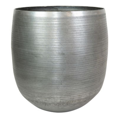 Kölle Pflanzgefäß 'Rowen', silber, 4-teilges Set