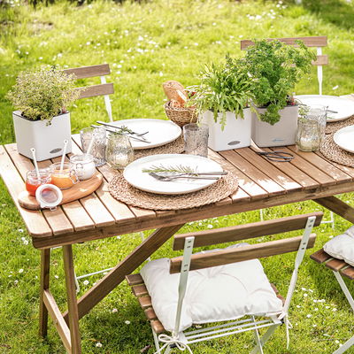 Lechuza 'Cube Color 14', weiß, ca. 14 x 14 x H 13,5 cm