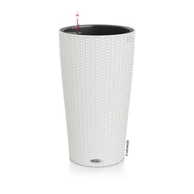 Lechuza 'Cilindro Cottage 23', weiß, ca. Ø 23 x H 41 cm