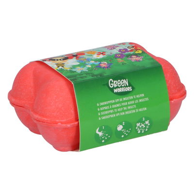 Green Wariors Egg Box mit Samenbomben für Insekten