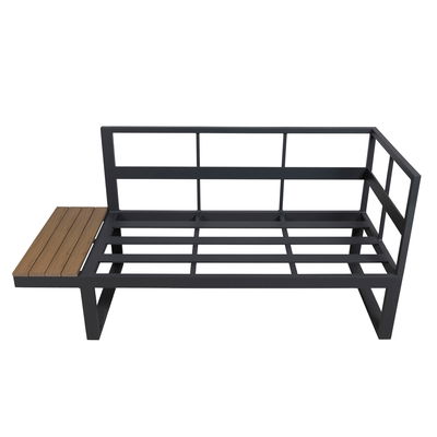 Kölle Balkongruppe 'Baros' inkl. Auflagen, grau, 4-teilig