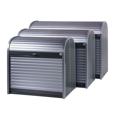 Biohort Gartenbox 'StoreMax' Gr. 190, dunkelgrau-metallic, ca. 190 x 97 x 136 cm