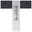 Doppler Sonnenschirm 'Act Neo Push Up', anthrazit, ca. 250 x 200 cm